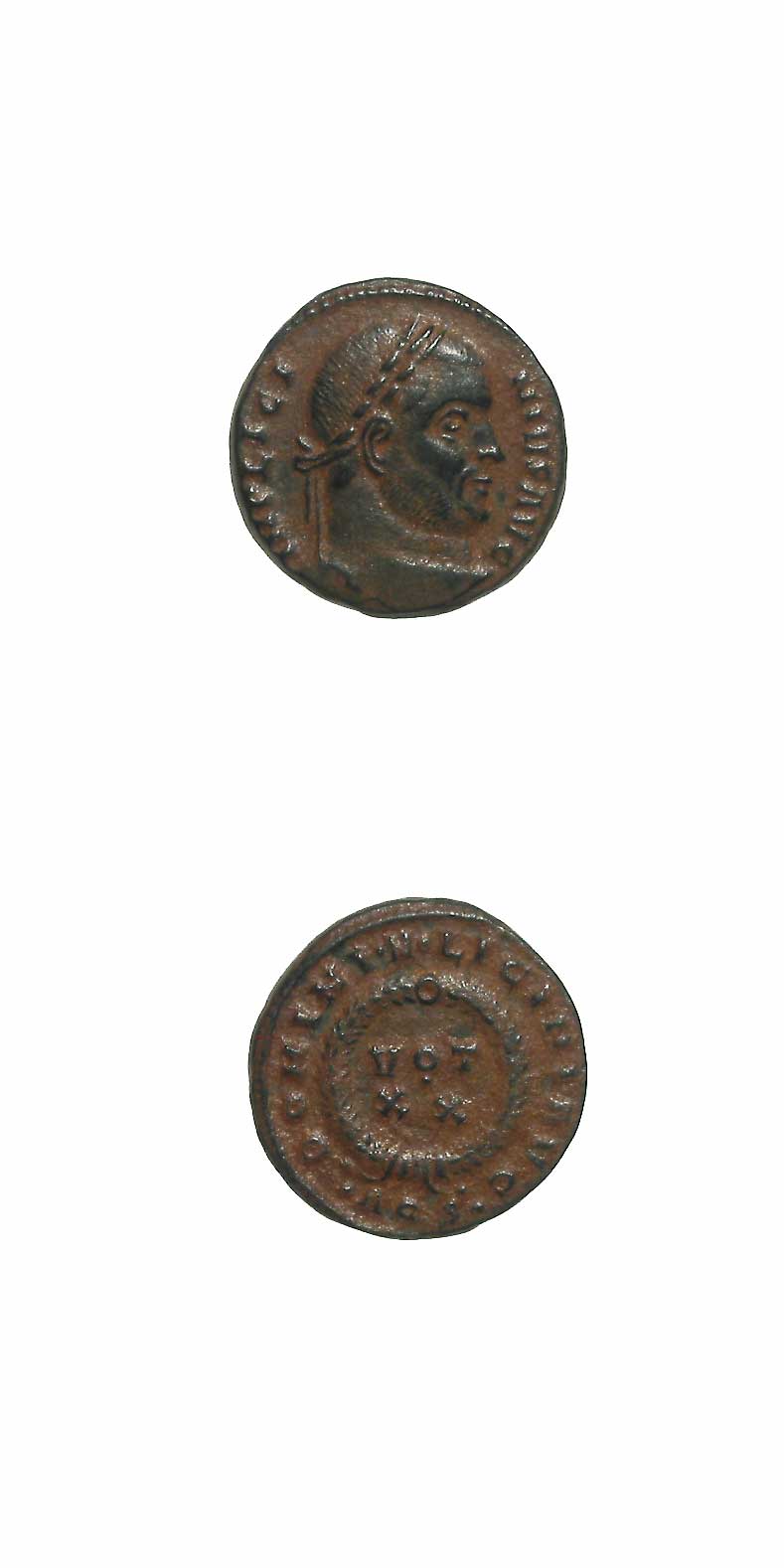 Bronze Coin of Emperor Licinius, 320 CE - 321 CE