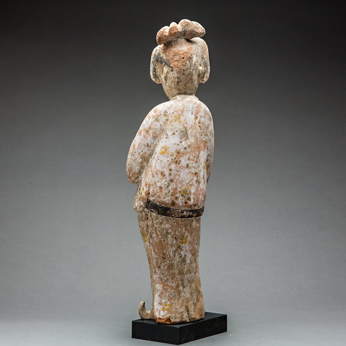 Tang Dynasty Terracotta Fat Lady, 618 CE - 906 CE