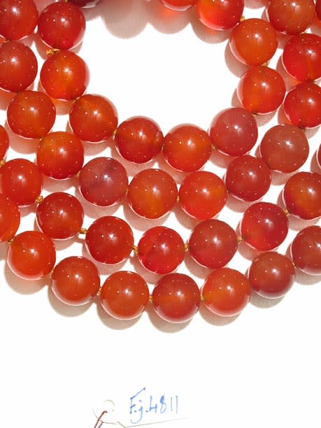 Carnelian Bead Necklace