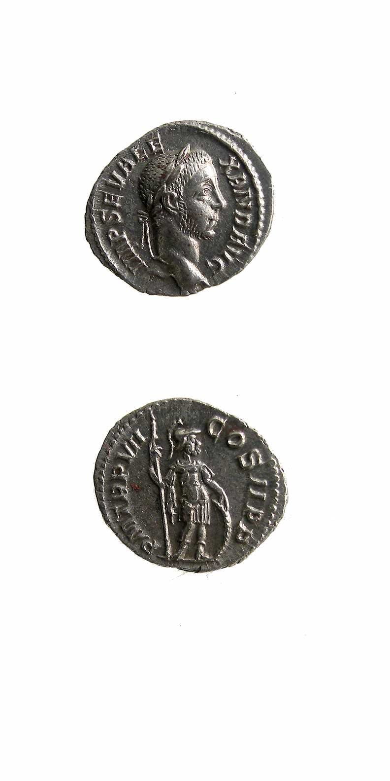 Silver Denarius of Emperor Severus Alexander, 228 CE - 231 CE