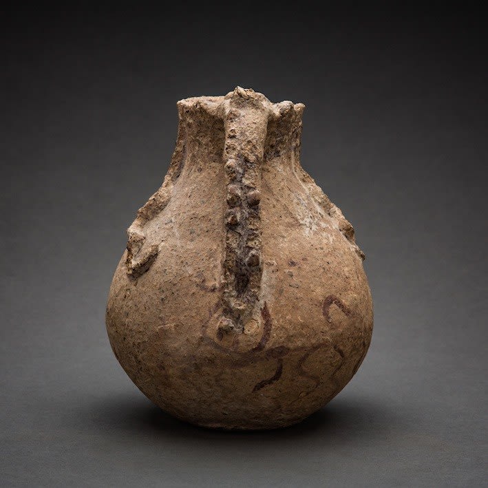 Early Bronze Age Terracotta Pitcher with Human Face, 3000 BCE - 2000 BCE