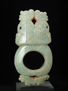 Guanacaste-Nicoya Jade Pendant, 300 CE - 700 CE