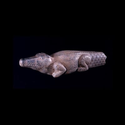 Sculpture of Sobek in the Form of a Crocodile, 664 BCE - 525 BCE