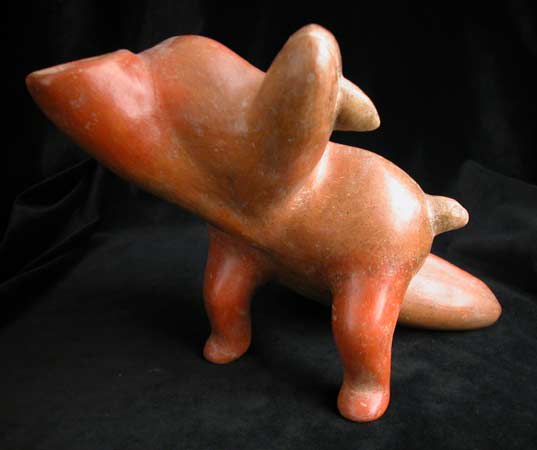 Colima Terracotta Reclinatorio, 100 BCE - 250 CE