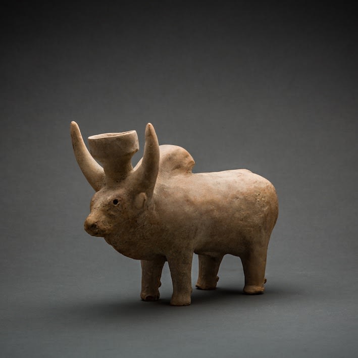 Indus Valley Terracotta Zebu Bull, 3000 BCE - 2000 BCE