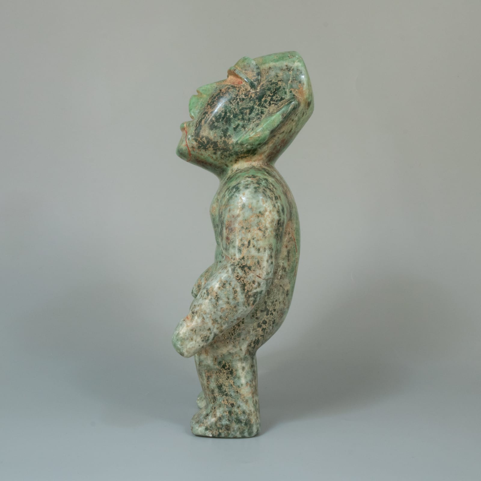 Olmec Stargazer, with features of a Were-Jaguar, 900 BCE - 700 BCE