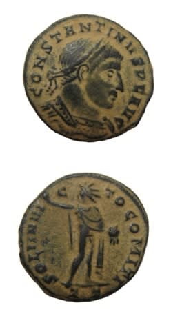 Bronze Coin of Constantine I the Great, 307 CE - 337 CE