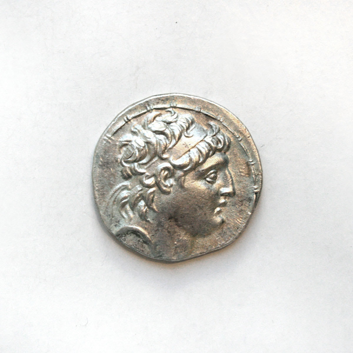 Silver Tetradrachm of King Antiochos VII, 138 BCE - 129 CE