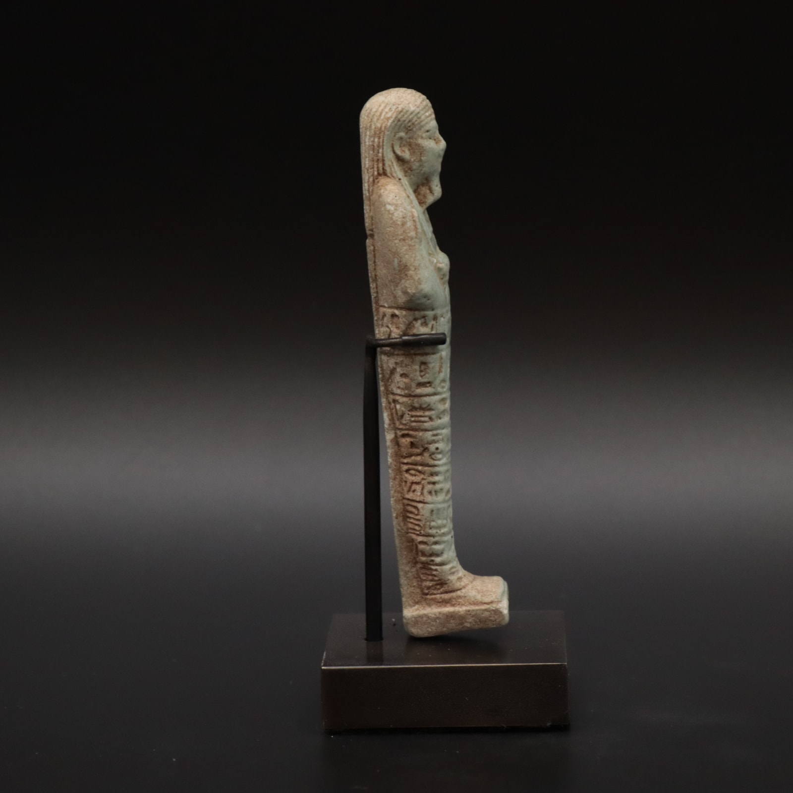 Egyptian Faience Ushabti of the 26th Dynasty, 664 - 525 BCE