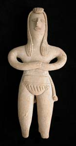 Michoacan Sculpture of a Standing Man, 300 BCE - 300 CE
