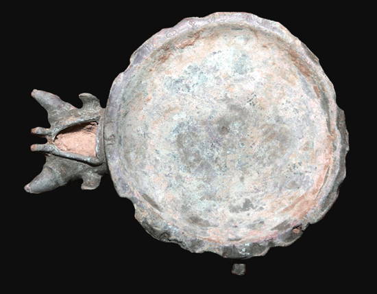 Sabean Bronze Incense Stand with Inscription, 500 BCE - 100 BCE