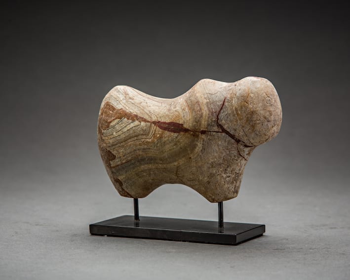 Alabaster Zoomorphic Sculpture, 3000 BCE - 2000 BCE