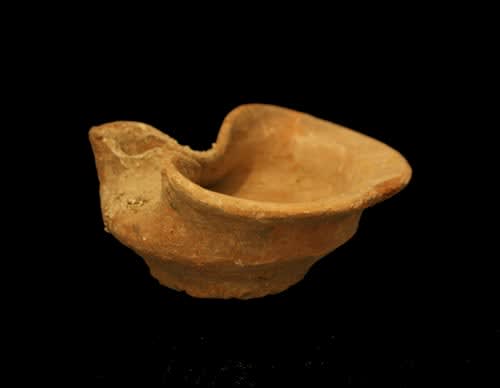 Early Israelite Terracotta Oil Lamp, 1000 BCE - 587 BCE