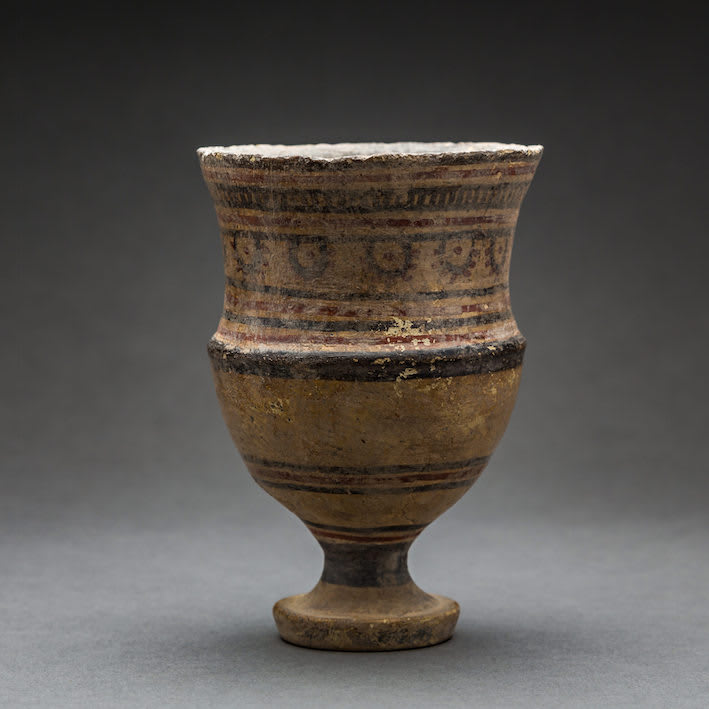 Painted Terracotta Goblet, 3000 BCE - 1500 BCE