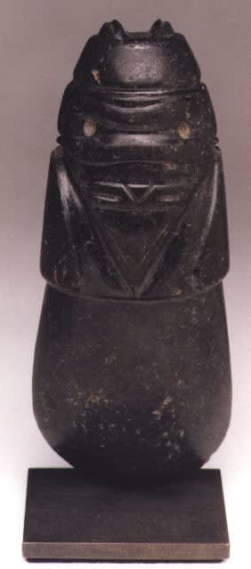 Guanacaste-Nicoya Jade Bird-Celt Pendant, 1 CE - 500 CE