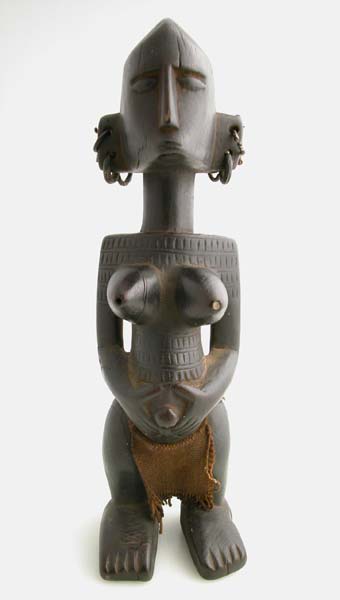 Malinke Wooden Sculpture of a Woman, 19th Century CE - 20th Century CE