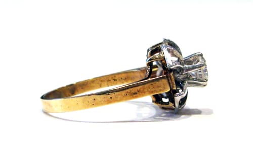 14k Yellow Gold Ring With A Round Diamond .48c
