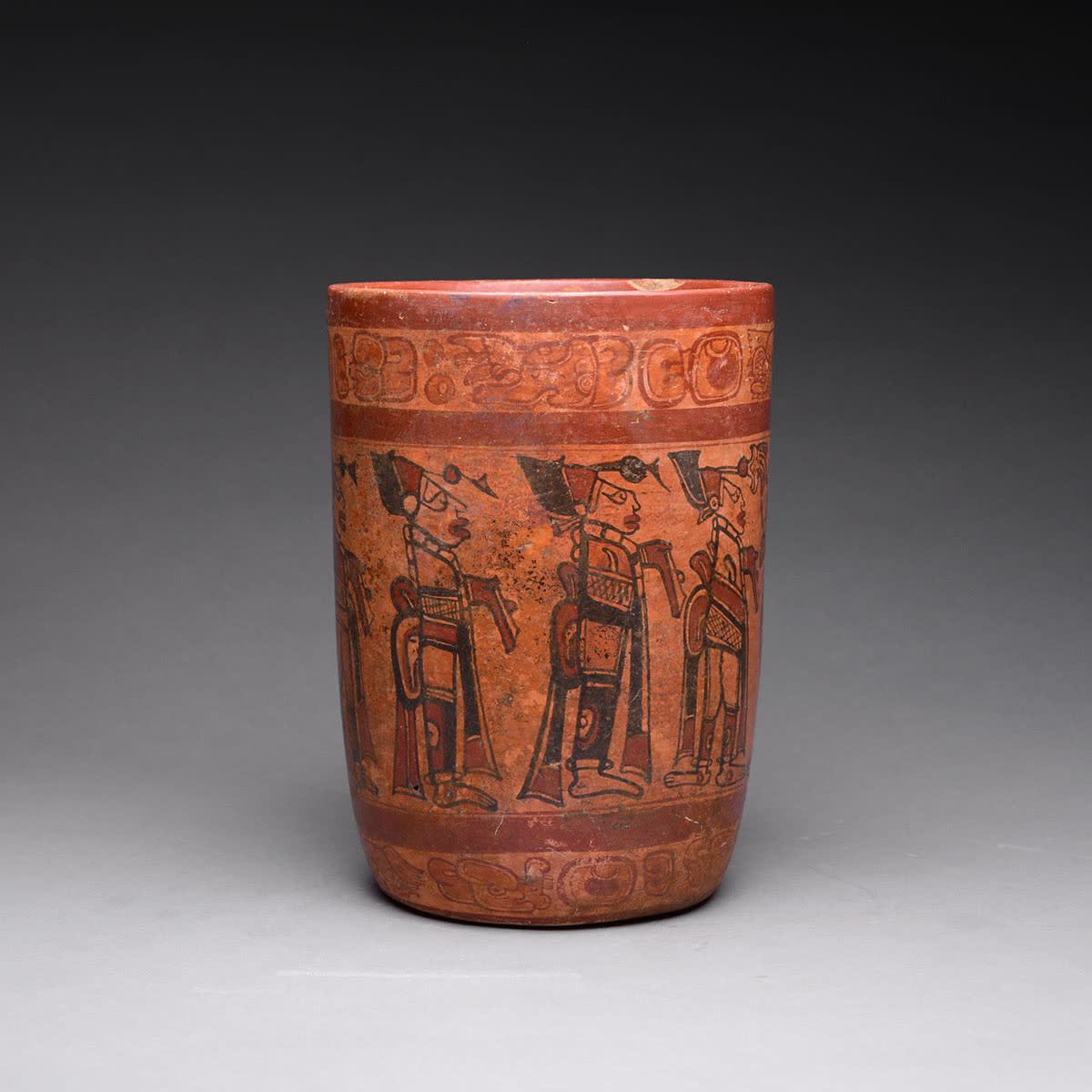 Copador Style Mayan Polychrome Vase, 500 CE - 900 CE