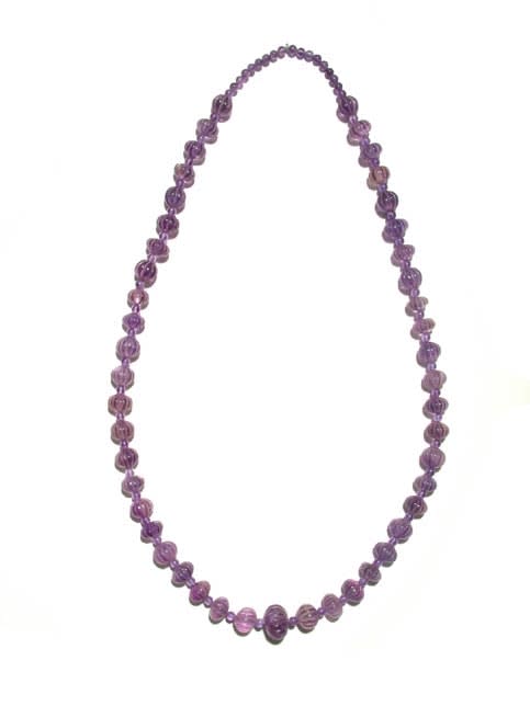 Amethyst Bead Necklace