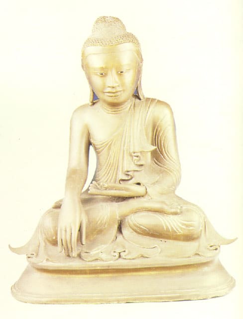 Mandalay Bronze Sculpture of the Buddha Seated, 18th Century CE - 19th Century CE