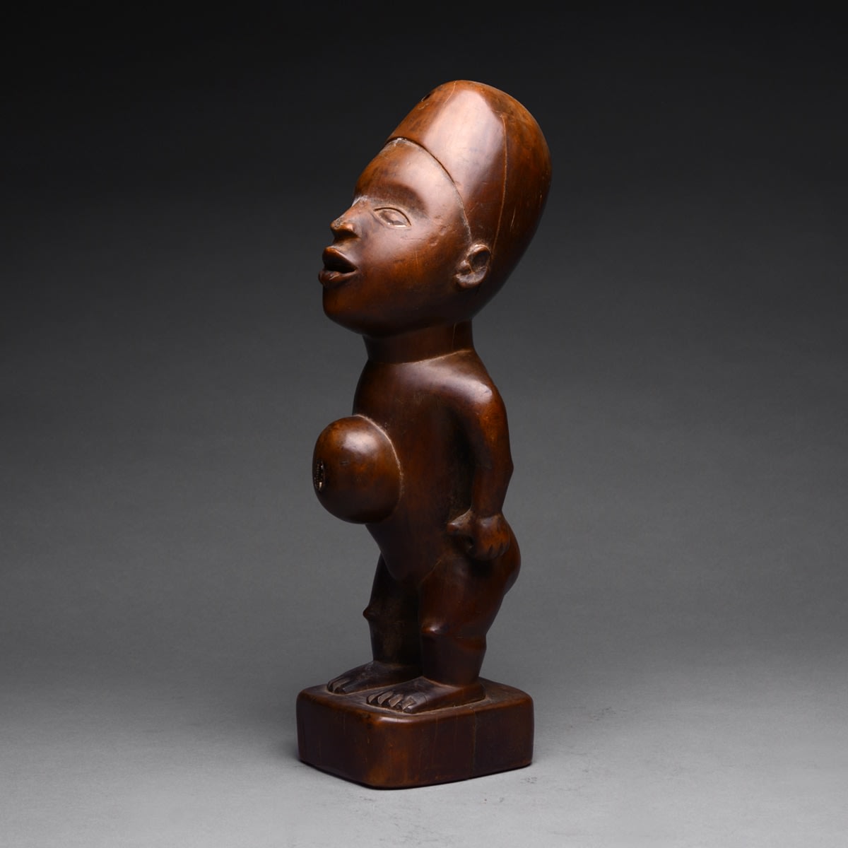 Kongo Wooden Nkisi Sculpture, 20th Century CE