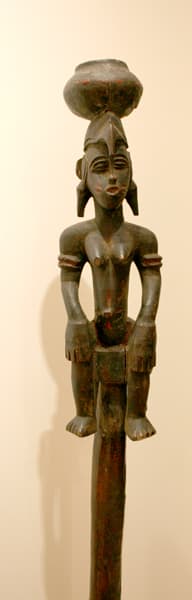 Senufo Wooden Champion's Baton, 20th Century CE