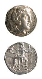 Macedonian Silver Tetradrachm of Alexander the Great, 317 BCE - 311 CE