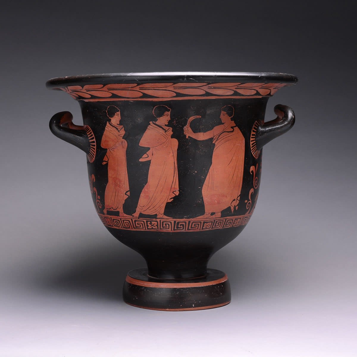 Apulian Red-Figured Bell Krater, 400 BC - 300 BC