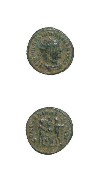 Bronze Antoninianus of Galerius Struck While Caesar, 293 CE - 305 CE