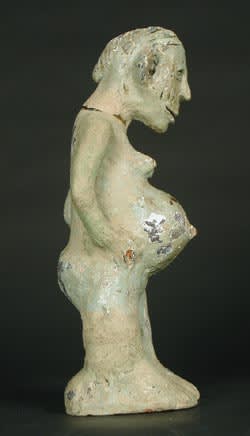 Yoruba Terracotta Sculpture of a Woman, 20th Century CE