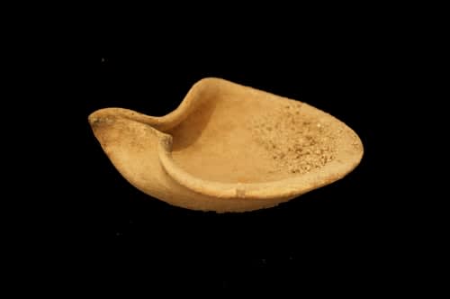 Iron Age Terracotta Oil Lamp, 1200 BCE - 900 BCE