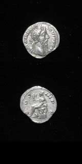 Silver Denarius of Emperor Marcus Aurelius, 161 CE - 180 CE