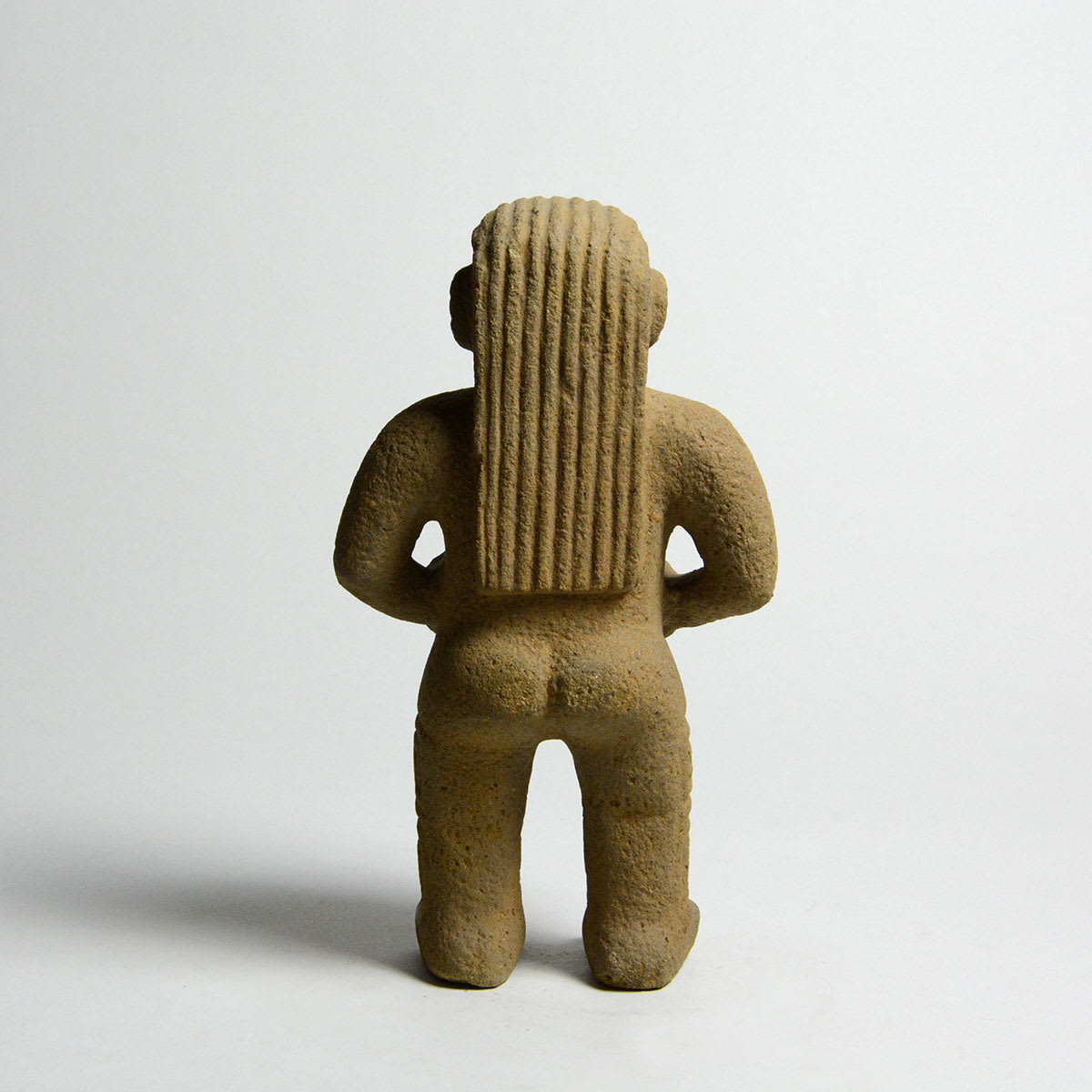 Atlantic Watershed Basalt Sculpture of a Pregnant Woman, 500 CE - 1000 CE