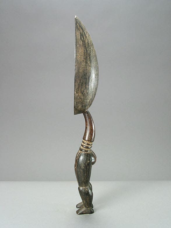 Dan Wooden Ceremonial Spoon, 20th Century CE