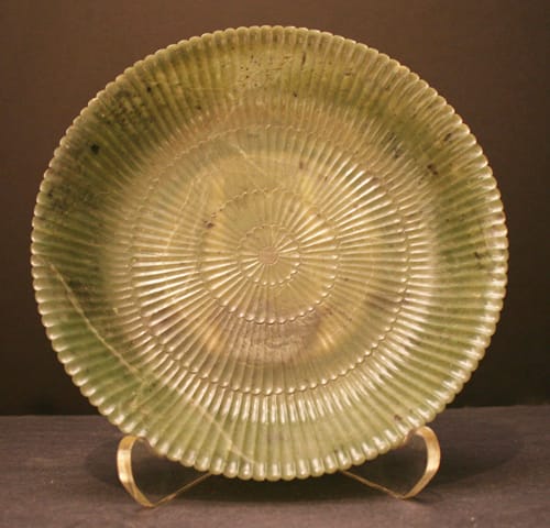 Mughal Period Hand Carved Jadite Bowl, 1600 CE - 1800 CE