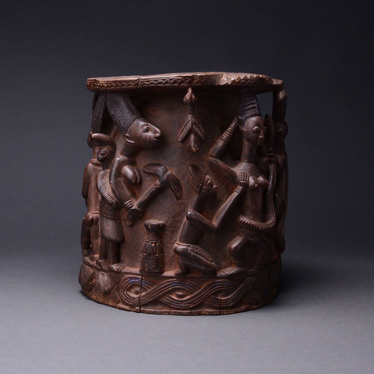 Yoruba Wooden Stool, 20th Century CE