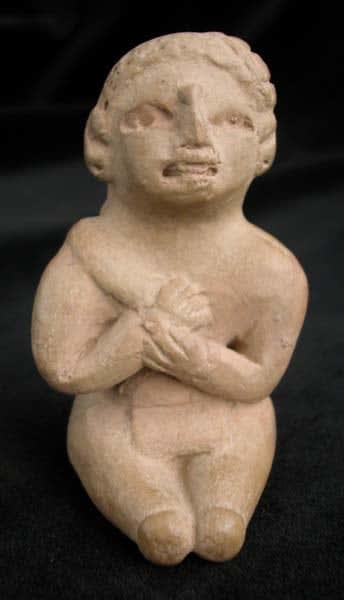 Mayan Sculpture of a Seated Woman, 500 CE - 900 CE