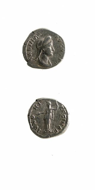 Silver Denarius of Empress Sabina, 120 CE - 136 CE