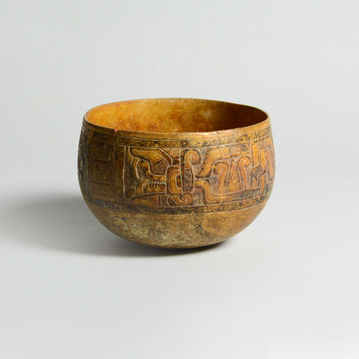Mayan Carved Bowl, 500 CE - 900 CE