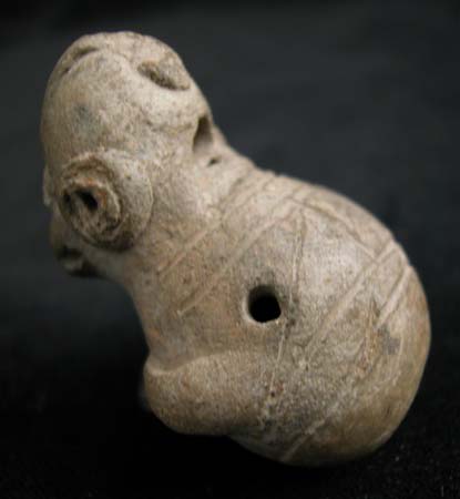 Terracotta Zoomorphic Pendant, 500 CE - 900 CE