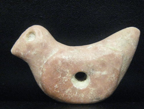 Pink Stone Bird Pendant, 3000 BCE - 2500 BCE