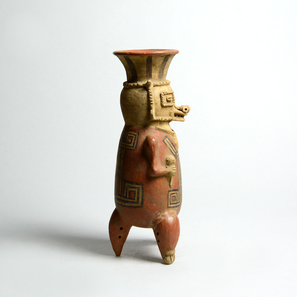 Vessel in the Form of a Saurian Deity, 1000 CE - 1300 CE