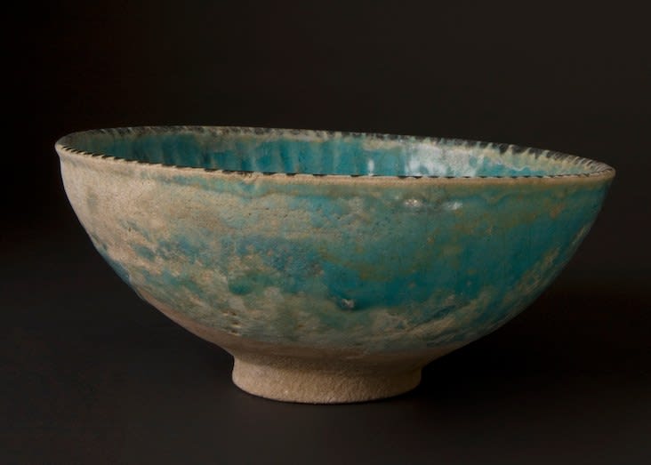Turquoise-Glazed Bowl, 12th Century CE