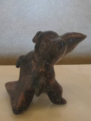 Colima Terracotta Reclinatorio, 300 BCE - 300 CE
