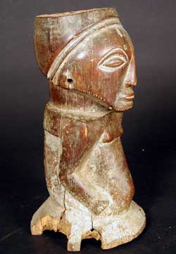 Hemba or Luba Bankishi Magical Fetish Figure, 1870 CE - 1920 CE