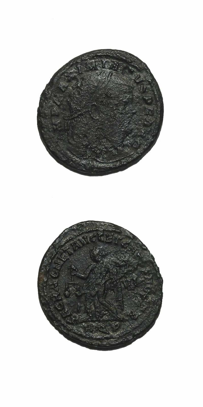 Bronze Follis of Emperor Maximianus, 306 CE - 308 CE
