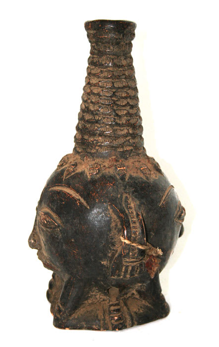 Grasslands Terracotta Janiform Vessel, 20th Century CE