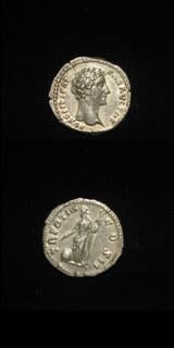 Silver Denarius of Marcus Aurelius, 139 CE - 161 CE