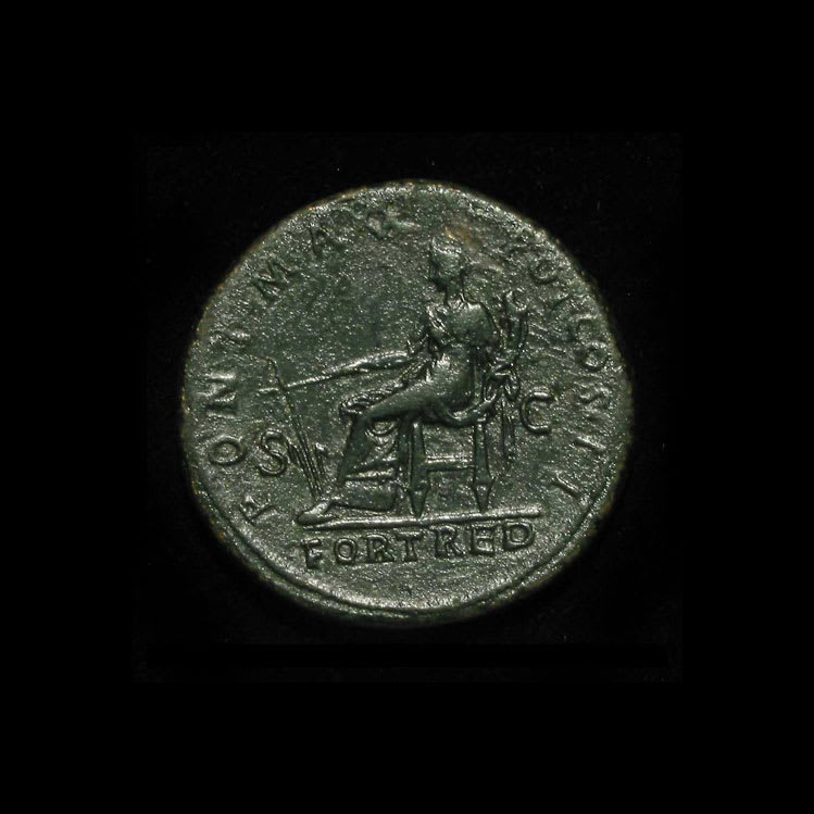 Bronze Sestertius of Emperor Hadrian, 118 CE