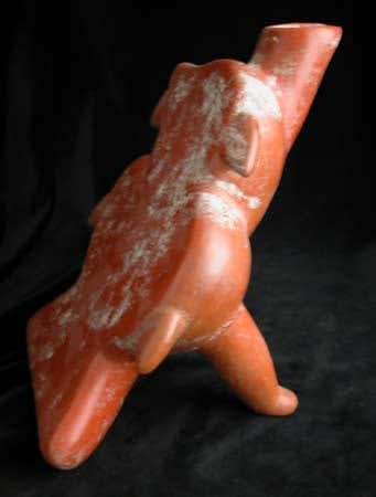 Colima Terracotta Reclinatorio, 300 BCE - 300 CE
